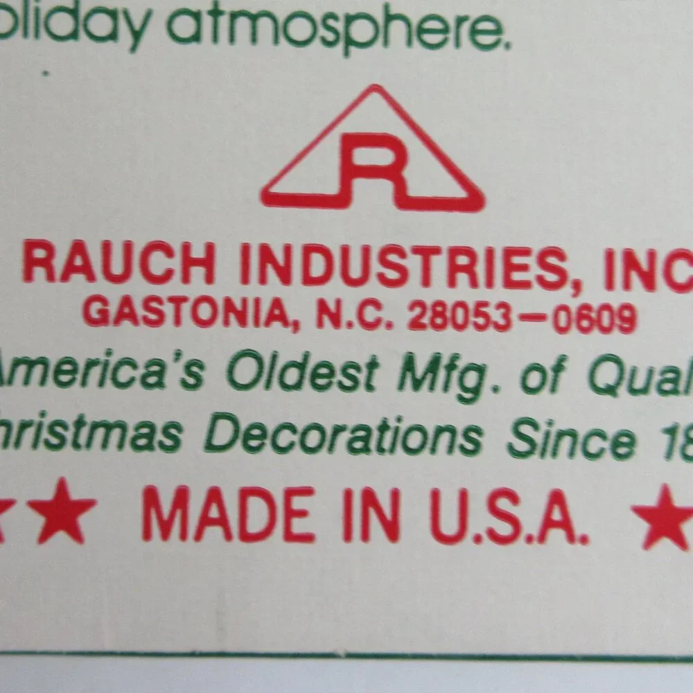 Christmas Tinsel Garland 2 Boxes Golden Sleigh Rauch Made in USA 15 ft, 2